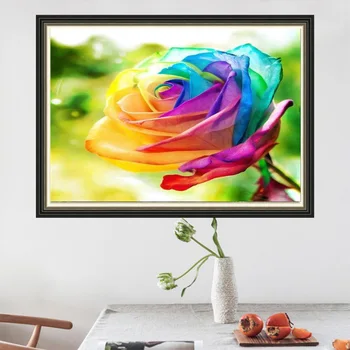 00017Ann-Tulip diy digital de pintura a óleo, pintura a óleo, acrílico flor pintura explosão de mão-cheia de pintura de paisagem