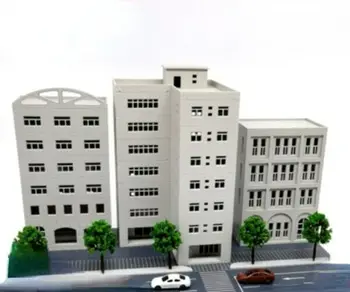 1:150/100 HO Escala de Rua da Cidade Modelo do Edifício de arquitetura Moderna Para a Construção de Gundam