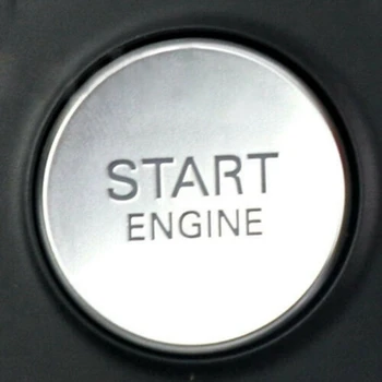 1 PCS Start Stop do Motor Interruptor de Botão Preto & Prata ABS 4F1905217E Carro Para A6 / C6 S6 RS6 2009-2011