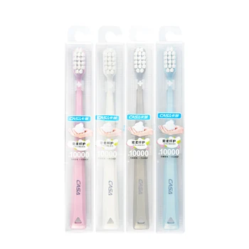 1Pcs Escovas de dentes Japonês e coreano Adultos Macaron Escova de dentes Pequena Grande Cabeça Ultra-Cerdas Macias para Dentes Sensíveis