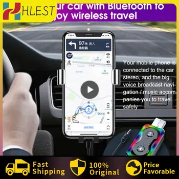 2-em-1 Carro de Mãos-livres Bluetooth Simples Instalação mãos livres para Automóvel Receptor de Áudio Fácil De Operar Durável de Áudio Bluetooth Adaptador