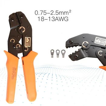 Alicate de crimpagem mini EUROP ESTILO ferramenta de crimpagem de 0,75-2.5mm2 ferramenta multi ferramentas mãos alicate