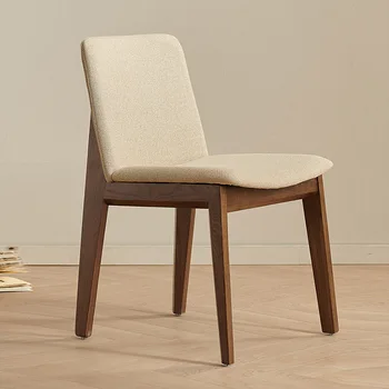 De madeira Nórdica Cadeiras de Jantar Casual Simples Negociações Ffices Confortável, Durável Casa Banquinho com Encosto Móveis da Sala