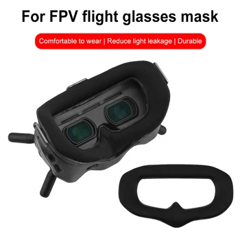 Drone Óculos de Espuma Máscara de Pele-Friendly Óculos Óculos painel Frontal Tampa Confortável Dji Avata para Blackout