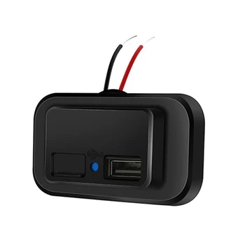 Dual USB Soquete para Moto Caminhão Auto ATV Barco de Estacionamento de Ônibus de Alta Qualidade drop shipping