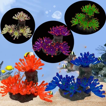 FishTanks Decoração de Vida, tais Como os Corais Figura Aquários Decoração FishTanks Ornamento de água Doce água Salgada Paisagismo Ornamento Y5GB