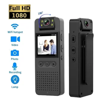Hotspot wi-fi 1080P Corpo de Mini Câmera em Casa DV Magnética de Vídeo, Gravador de Voz, Sensor de Movimentos do Esporte Filmadora de Bolso com Visão Noturna
