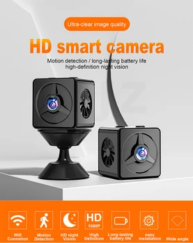 Mini Full HD 1080P Smart Wifi da Câmera de Visão Noturna de Vigilância por Câmera de vídeo Micro Segredo Kamera Espia da Segurança Home Gravador de Vídeo