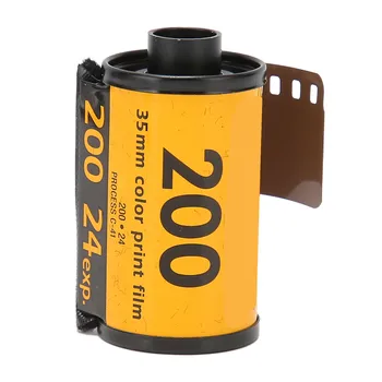 Ouro 200 Cor Negativo de Filme 35mm Profissional de ISO 200 24 Posições de Filme de 35mm para as Câmeras