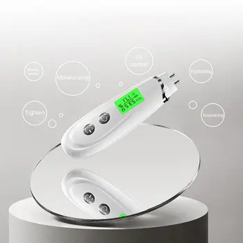 Pele portátil Analisador USB Facial Medidor de Umidade de Cuidados da Pele, Óleo de Água Testador Digital com Sensor de Umidade para o Salão de beleza