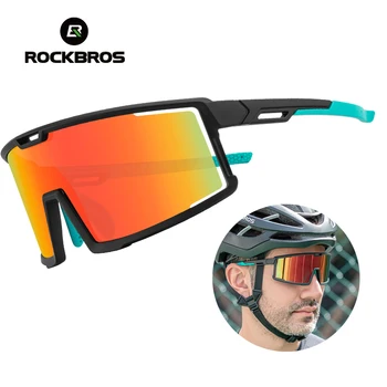 ROCKBROS de Ciclismo de Óculos Óculos de sol Polarizados Bicicleta Óculos de Desporto Com Miopia Quadro de Proteção UV Óculos de Ciclismo Flexível
